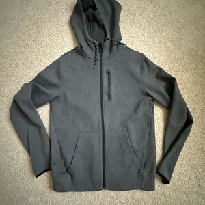 Gray Zip-Up Hoodie